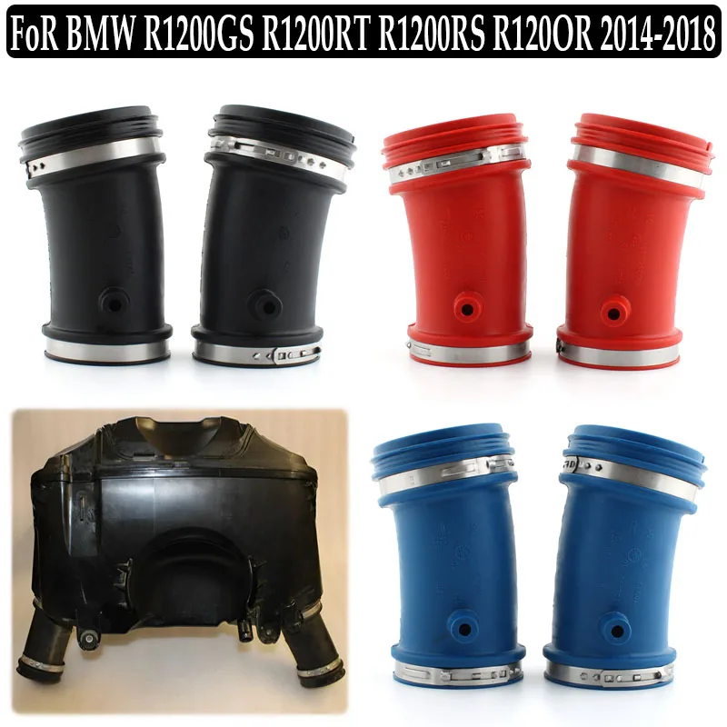 

FoR BMW R1200GS R1200RT R1200RS R120OR 2014-2018 Air inlet filter Cleaner Suction pipe ntake Manifold Silicone Tubing Hose
