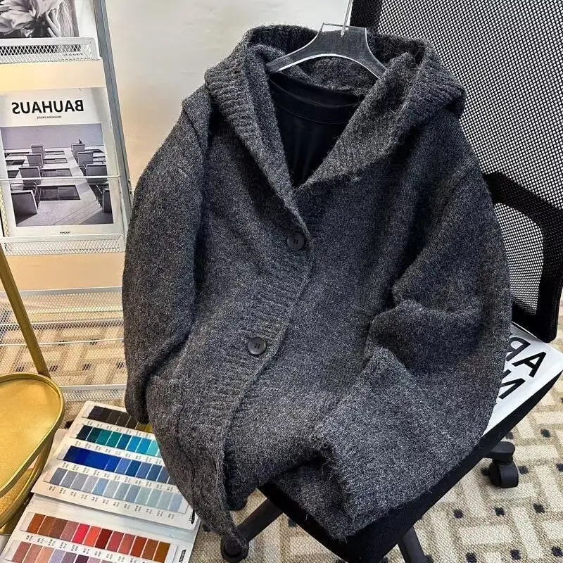 الأمريكية Sle الفاخرة هوديي البلوز الرجال ربيع جديد الراقية الرجعية المنسوجة Jaet معطف الشباب Vitali Sle ألياف البوليستر