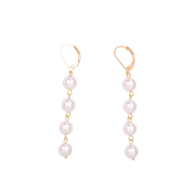 Neue Ankunft Elegante Wasser Tropfen Natürliche Barock Süßwasser Perle 14K Gold Gefüllt Damen Quasten Stud Ohrringe Schmuck Für Frauen – Detail 7