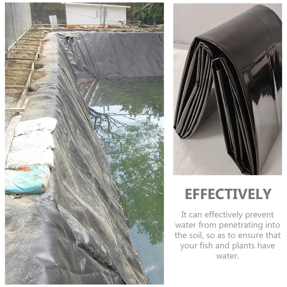 Fish Pond Liner Garden Waterproof Membrane Film Heavy Duty Water Pool Cover Pad Small Pond Leak-Proof Liner for Outdoor Garden view 4