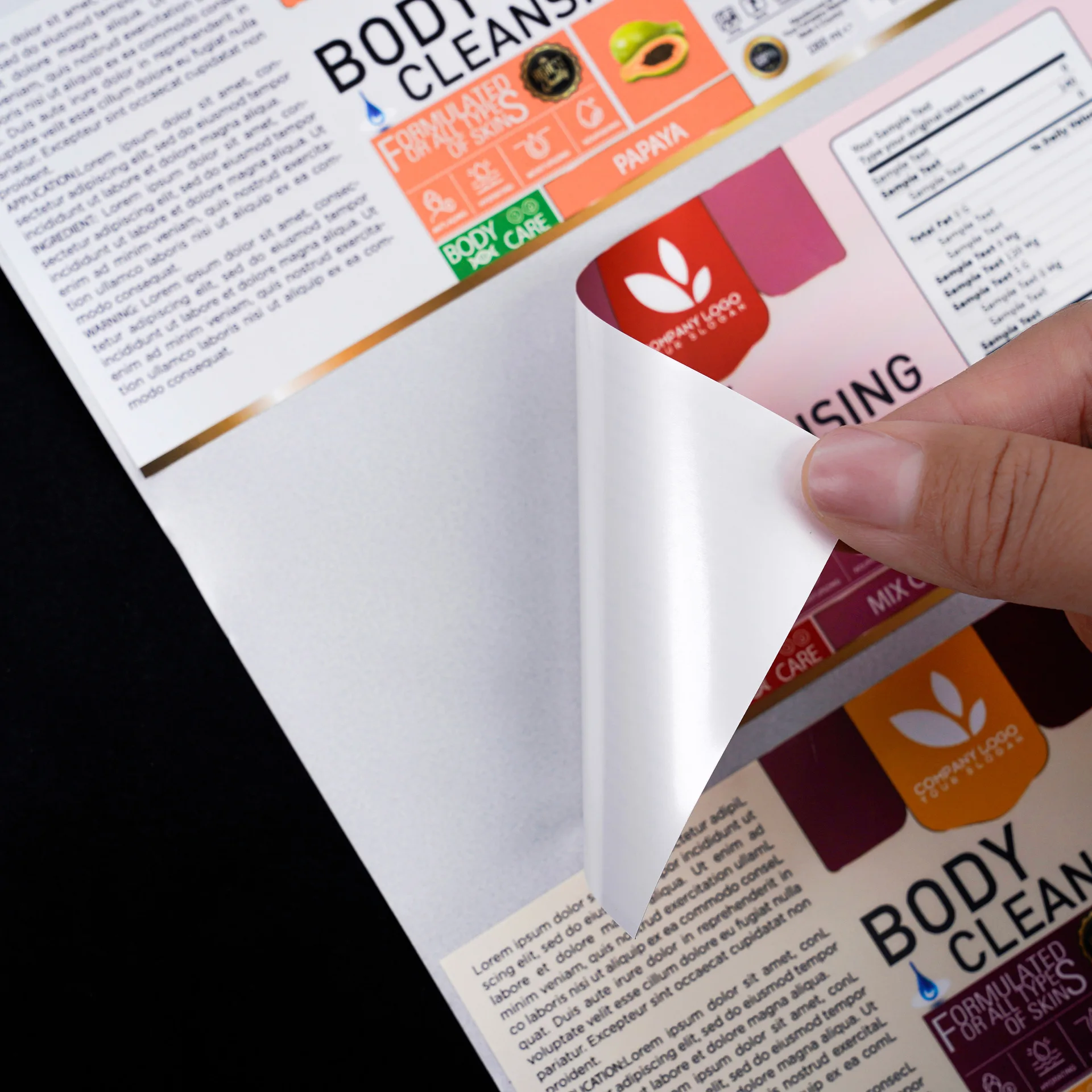 パーソナライズされた毎日の使用ボトル装飾ラベルステッカー、化 - Snacks Food Labels のレビューと価格