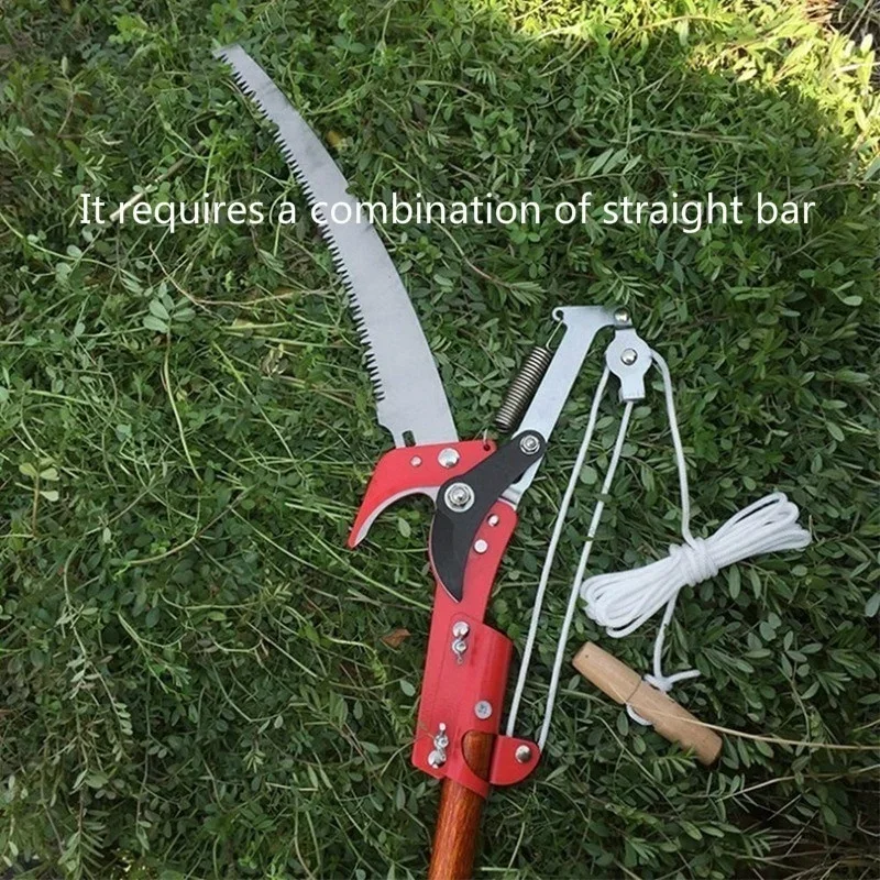 Gigantic Telescopic Extended Pruning Shears With Telescopic Pulleys For Fruit Branches And Thick Branches High - Altitude
