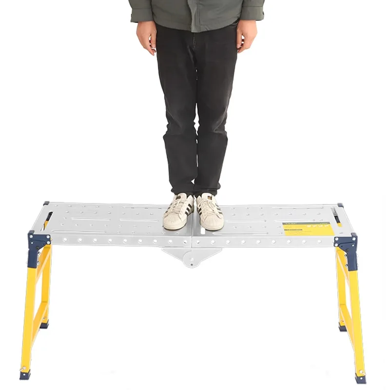 Metal Welding Table Folding 500KG Load Capacity Heavy Duty Steel Construction Workbench for Welding Adjustable Height
