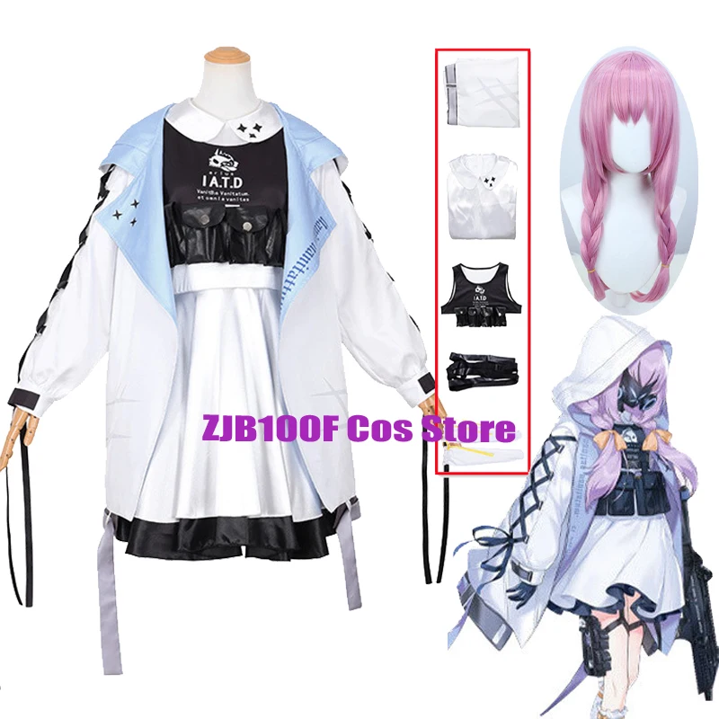 

Cosplay Anime Blue Archive Costume Hakari Atsuko Cosplay Uniform Women Dress Coat Vest Wig Suit Party Role Play Outfit