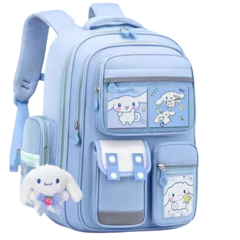 

Sanrio Cinnamoroll Melody Kuromi Kids School Bag Large Capacity Cute Cartoon Versatile Backpack Student Study School Bag Gift