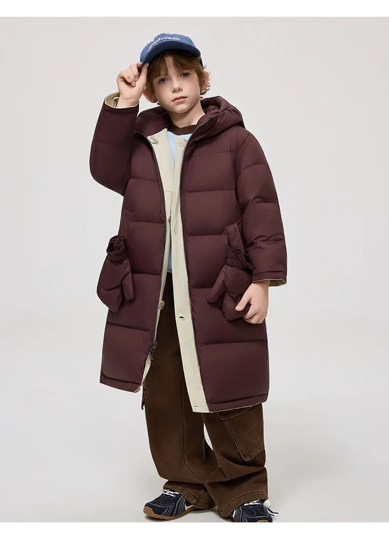 Winter Neue kinder Windjacke Unten Jacke Mode Mit Kapuze Winddicht Wasserdichte Oberbekleidung Jungen Mädchen Warme Mäntel A4820 – Detail 10