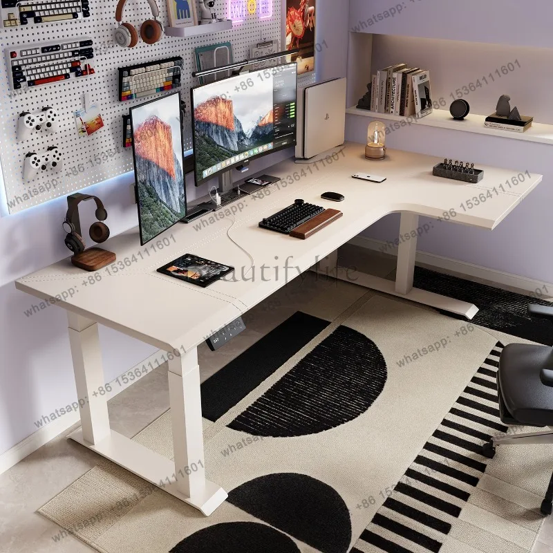 FG Organizers Corner Office Desk Luxury Bedroom Designer Compurter Office Desk Gaming Modern Aesthetic Ufficio Postmodern Furnit