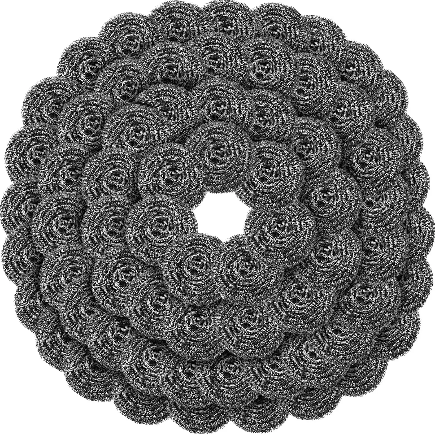 

40 Pcs Stainless Steel Scrubbers, 50g Each, Rust-Free for Dishes, Pots & Stoves Cleaning