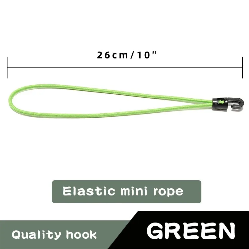 10Pcs Elastic Bungee Cord Set Tied Rope High Elasticity Luggage Straps Rope for Bikes Tie Downs Camping & Cars Cord Tie XXL