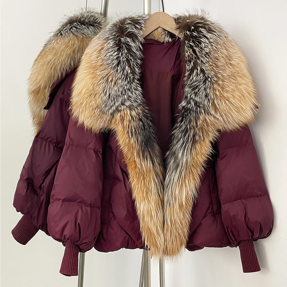 Doudoune femme doudoune de canard pour femme manteau de fourrure naturelle léger bouffant femmes vraie veste de fourrure nouveau dans les vestes et les vestes