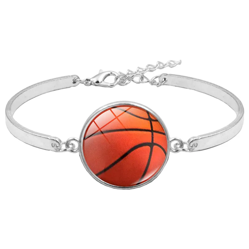 

Chic Ball Bracelet Adjustable Sports Bracelet For Women Men Lightweight Wear-Resistant Portable Ball Themed Souvenir Team Spirit