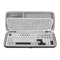 Geekria Keyboard Case for 100keys Portable Keyboards, Hard Shell Carrying Bag Compatible with AULA F99, RK Royal KLUDGE RK100