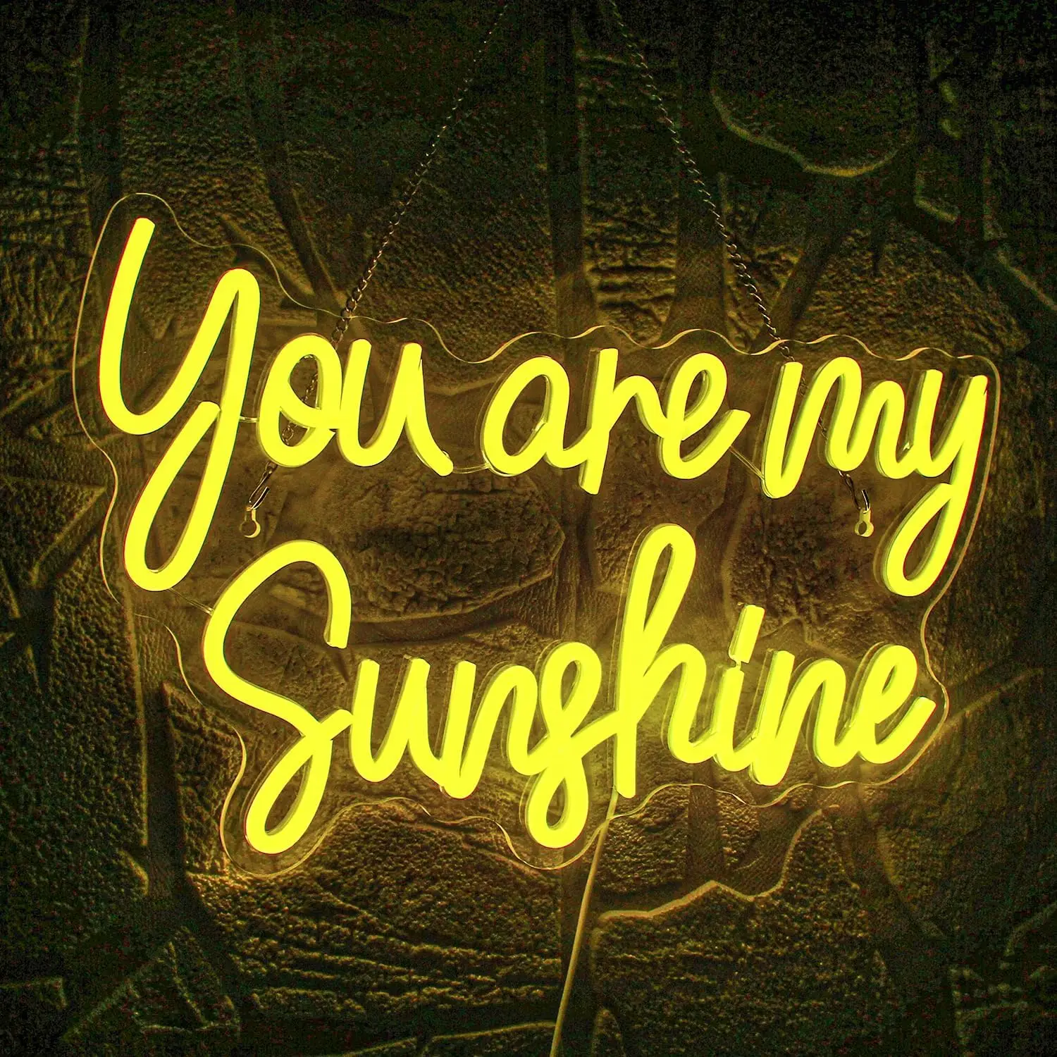 

You Are My Sunshine Neon Signs Yellow LED Neon Sign for Wall Hanging Decor for Bedroom Bar Cafes Wedding Birthday Party Decor