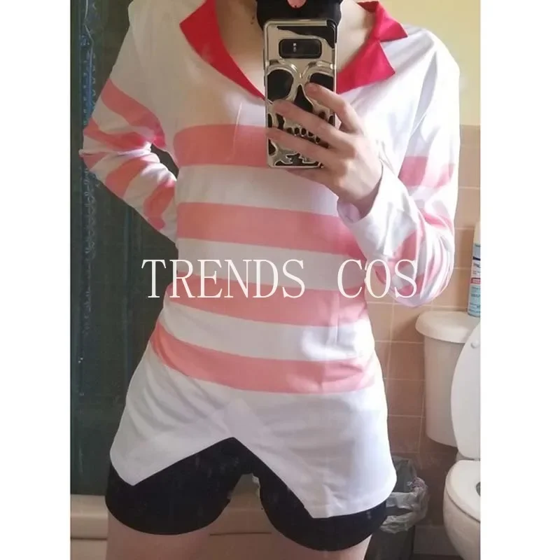 Dust Angel Cosplay Costume pour femme, Hazbin, uniforme d'hôtel, robe de fête d'anniversaire pour filles, costume de carnaval et d'Halloween