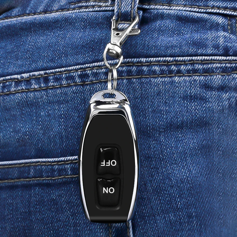 433 MHz RF Apprendimento Telecomando EV1527 Codice Smart Home Trasmettitore Per Auto Cancello Porta Del Garage Allarme Chiave di Controllo