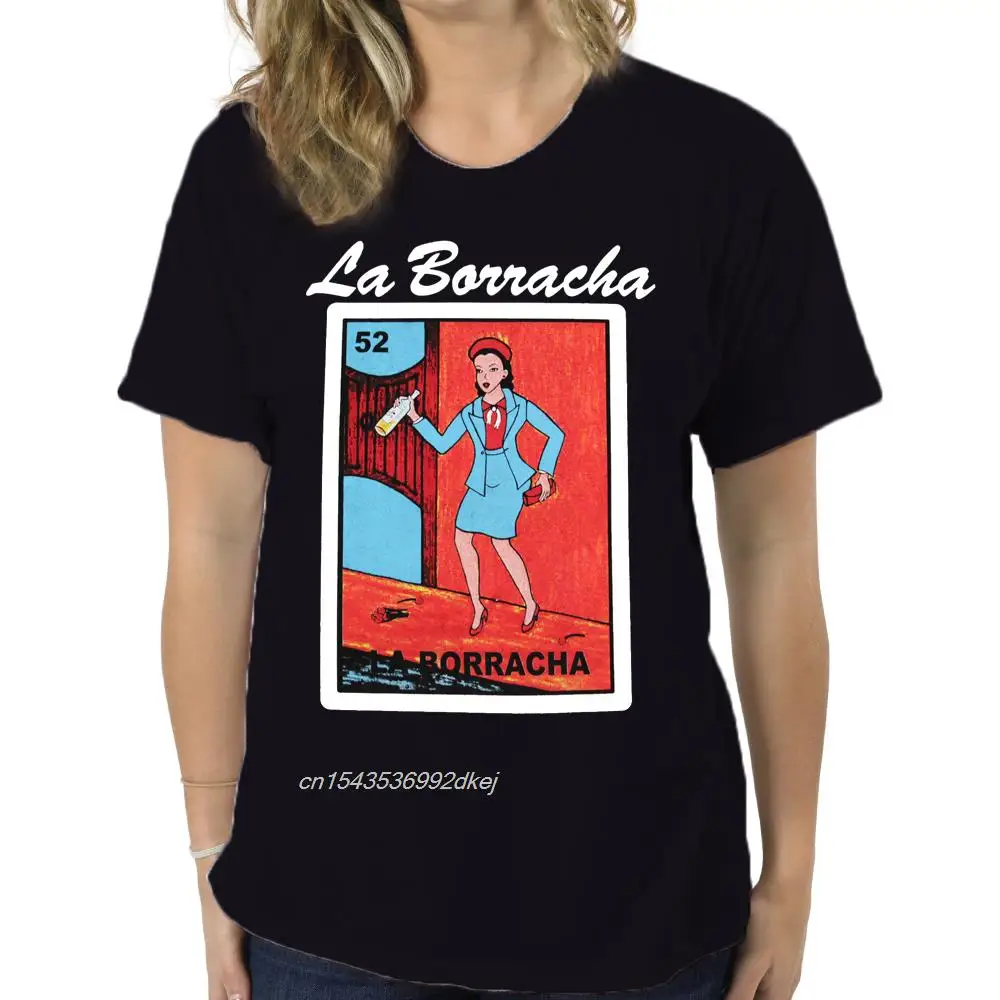 

La Borracha Loteria T-Shirts Lottery T-Shirts Mexican T-Shirts (MxTs312 )