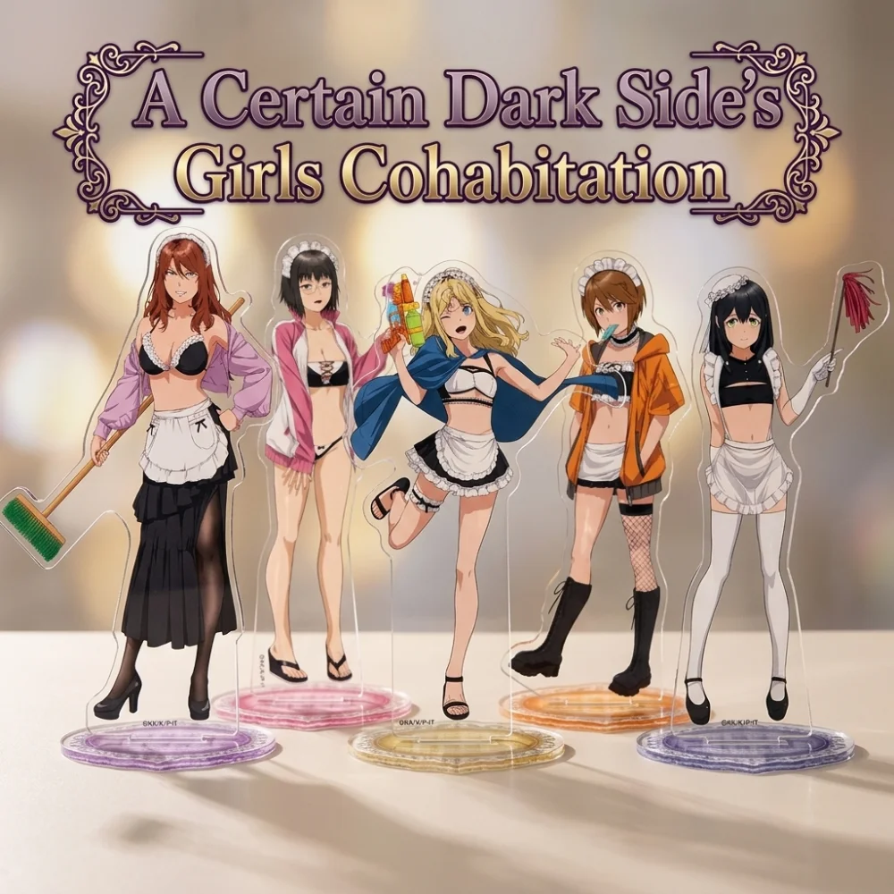 A Certain Dark Side's Girls Cohabitation Shizuri Rikou 15CM Acrylic Stand Keychain 2026 New Anime Stand Table Display Fans Gift