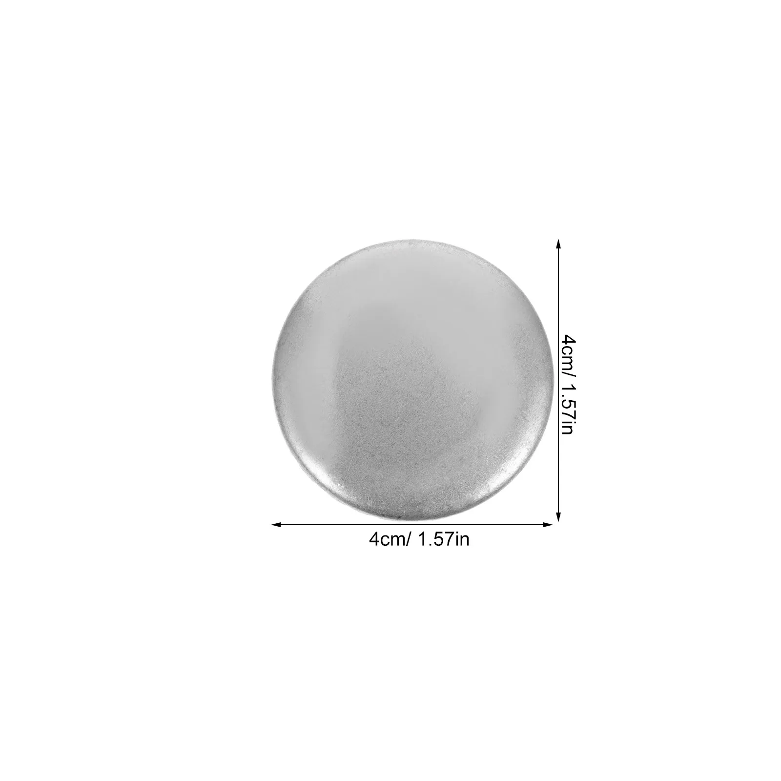 10Pcs Metal Round Tube Decorative Post Topper 40Mm Outdoor Handrail End Caps for Fence Deck Railing Garden Balustrade Post Caps - view 2