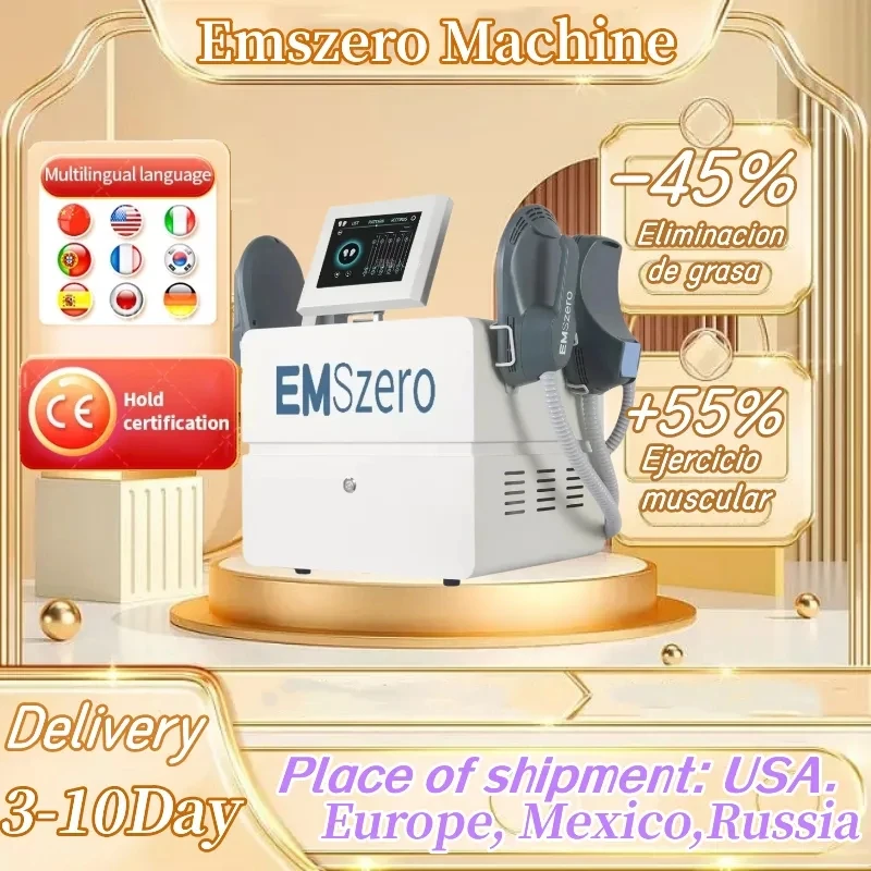 

2024 New EMSzero 15Tesla 6000W Weight Loss DL-EMSLIM Body Sculpting Fat Removal Cellulite Reduction EMS Hi-Emt Machine For Home