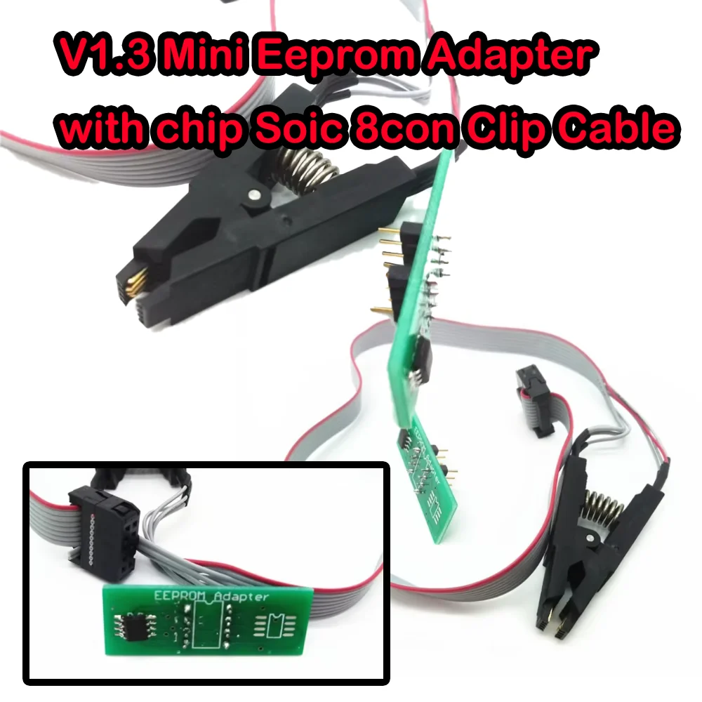 

Usb Programmer 2025 Upa v1.3 Mini Eeprom адаптер с чипом Soic 8con Clip диагностический инструмент UPA-USB AUTO программатор работает идеально