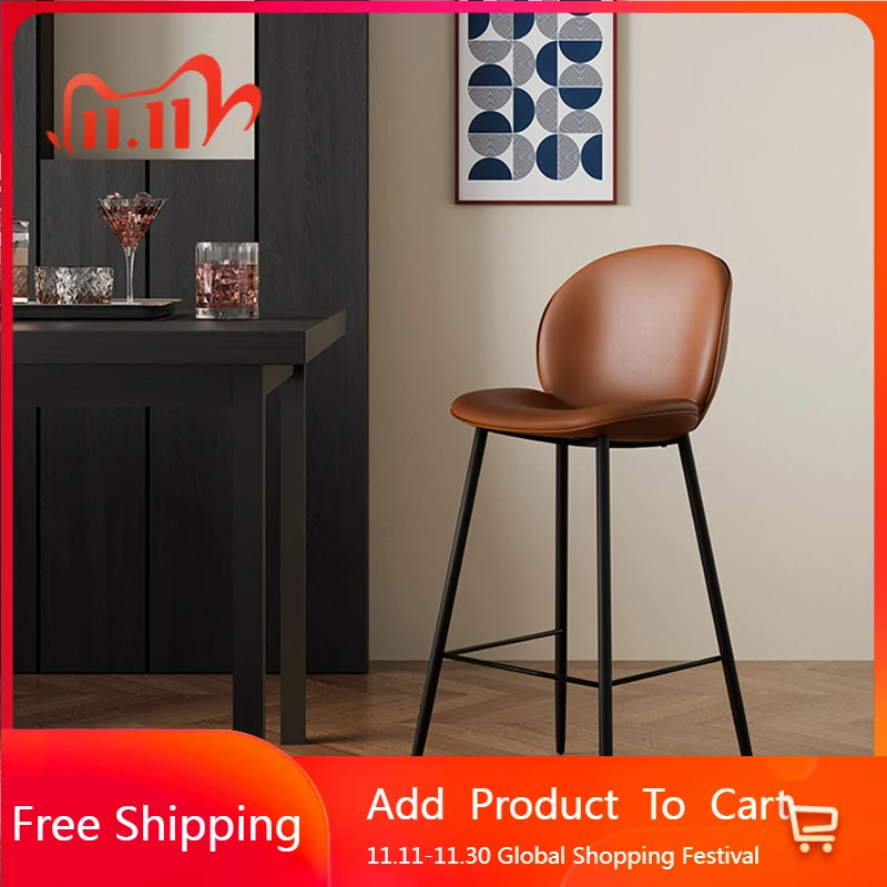 ออกแบบกลับเก้าอี้บาร์หรูหราทันสมัยสบายเคาน์เตอร์Simpleเก้าอี้บาร์คุณภาพสูงผู้ใหญ่Chaise De Barอินเทรนด์เฟอร์นิเจอร์
