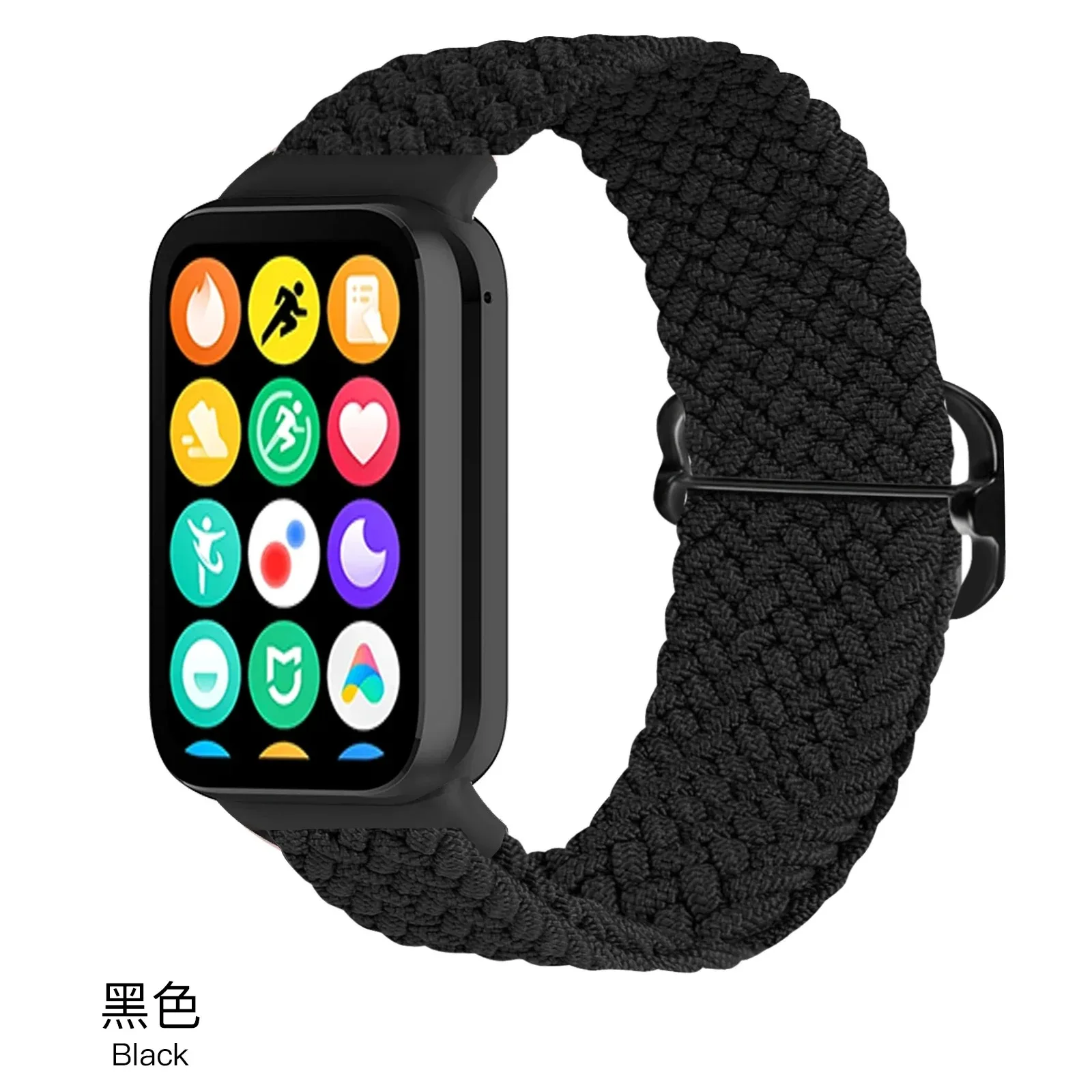 Nylon Loop Strap for Xiaomi Mi Band 8 Pro Woven breathable replaceable wristband for Mi Band 8 Pro Smart Bracelet Accessories