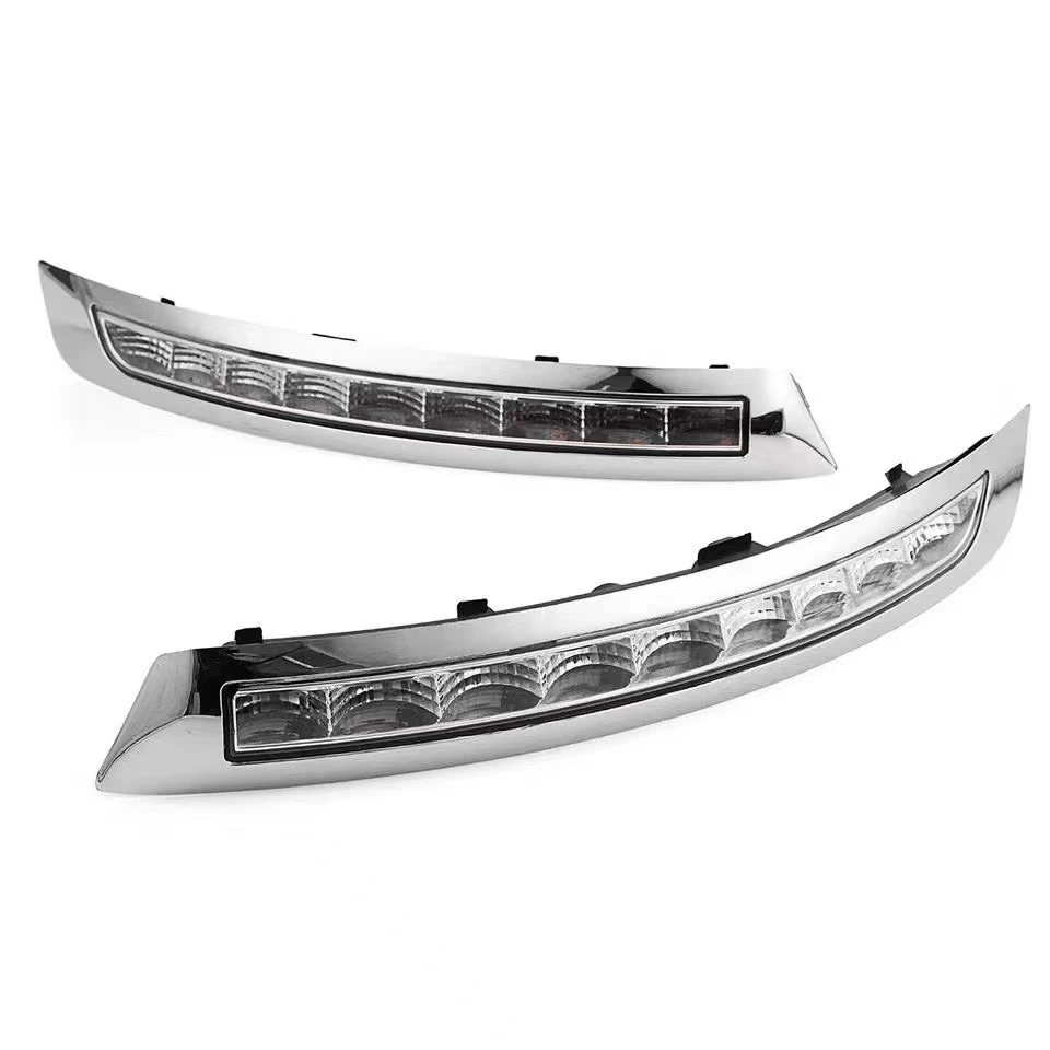 

2Pcs Daytime Running Lights LED Dynamic Turn Signal Light Blinker for Volvo XC90 2007-2013 Lamp Turn Signal Fog Lamp