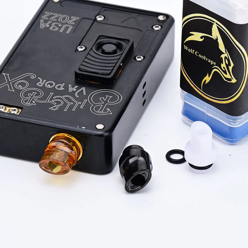 2 Stuks Wolfcoolvape 510 Infuus Tip Fluit Tip Tip Tip 510 Mtl Infuus Tip Pei Pc Voor Bb/Billet/Boro Rda/Rta/Rdta/Rdta Verstuiver