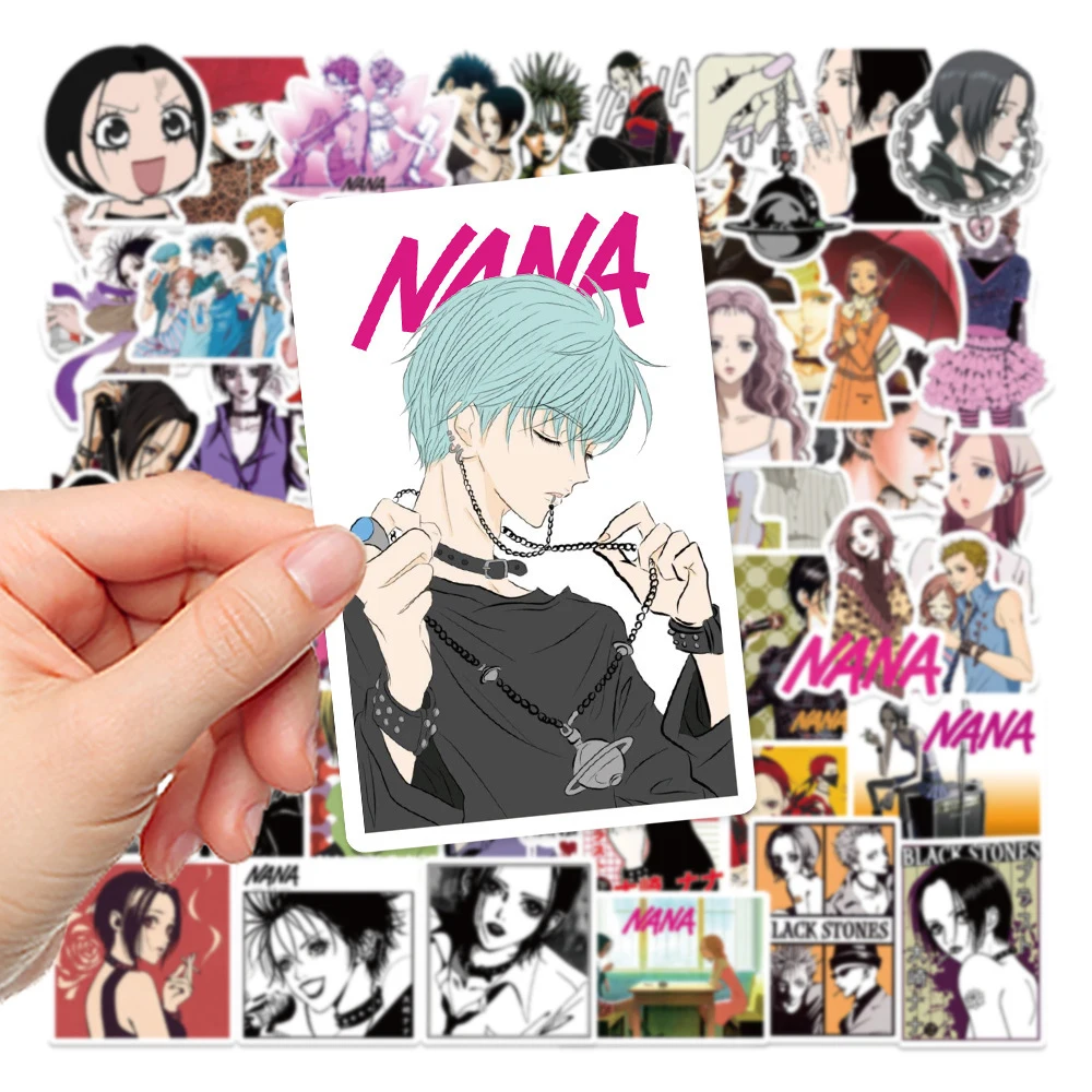 10/30/50pcs Japanese Manga NANA Cartoon Stickers Cool Anime Decals Kid Toy DIY Computer Laptop Suitcase Car PVC Graffiti Sticker
