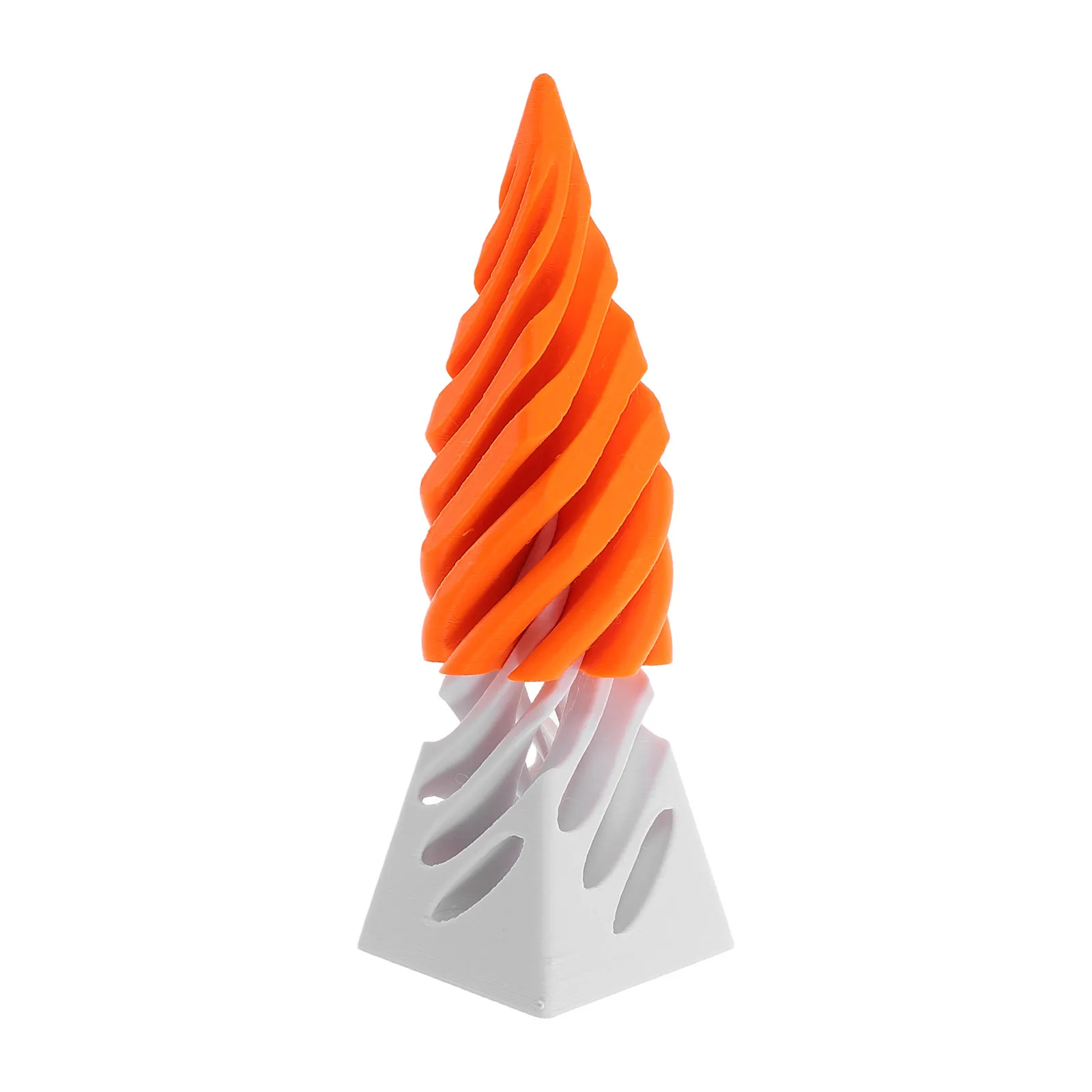 

Spiral Cone Decoration Impossible Pyramid Pass Through Sculpture Artistic Desktop Ornament Office Desk Fidget Pyramid Cool Desk
