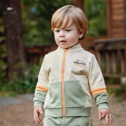 Dave Bella Children's Suit 2024 New Spring Boy’s Two-Piece Knit Comfortable Casual Fashion Cool Sport Outdoor DB1240159