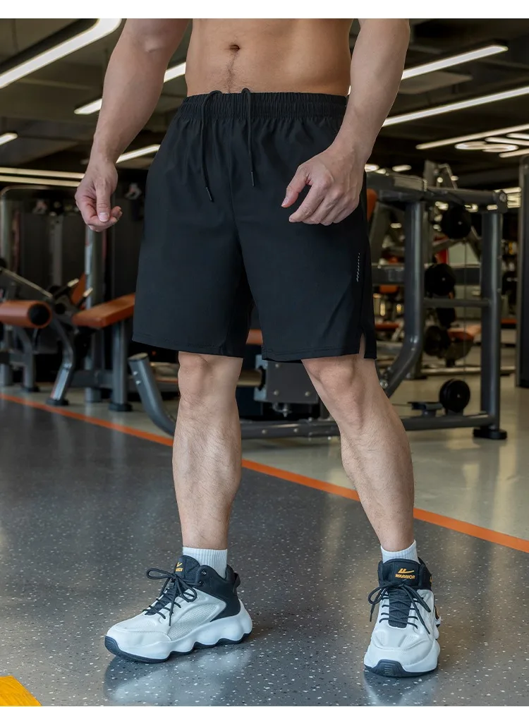 Mens Shorts Light Weight Thin Elasticity Pants Running Squat Fitness Training GYM Quick-drying Drawstring Shorts Sweatpants