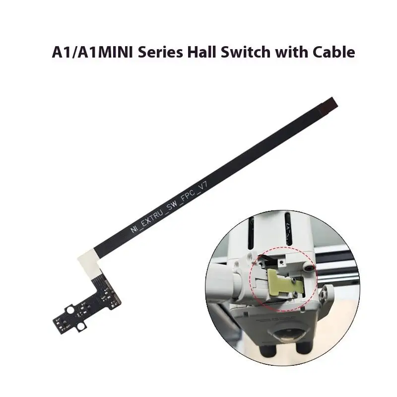 For Bambu Lab A1/A1mini 3D Printer Extruder Filament Sensor Hall Switch Board Flexible Cable Accessories