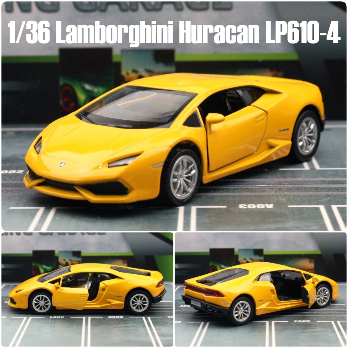 1/36 Lamborghini Huracan LP610-4 Super Sport Toy Car RMZ City