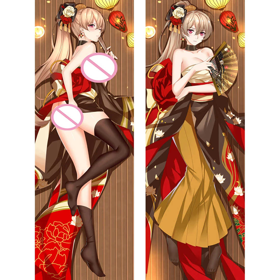 

MNF Jean Bart Body Pillow Case Peachskin 2WAY Dakimakura Anime Azur Lane Cosplay Pillowcase Bed Sleep Hugging Cushion Cover