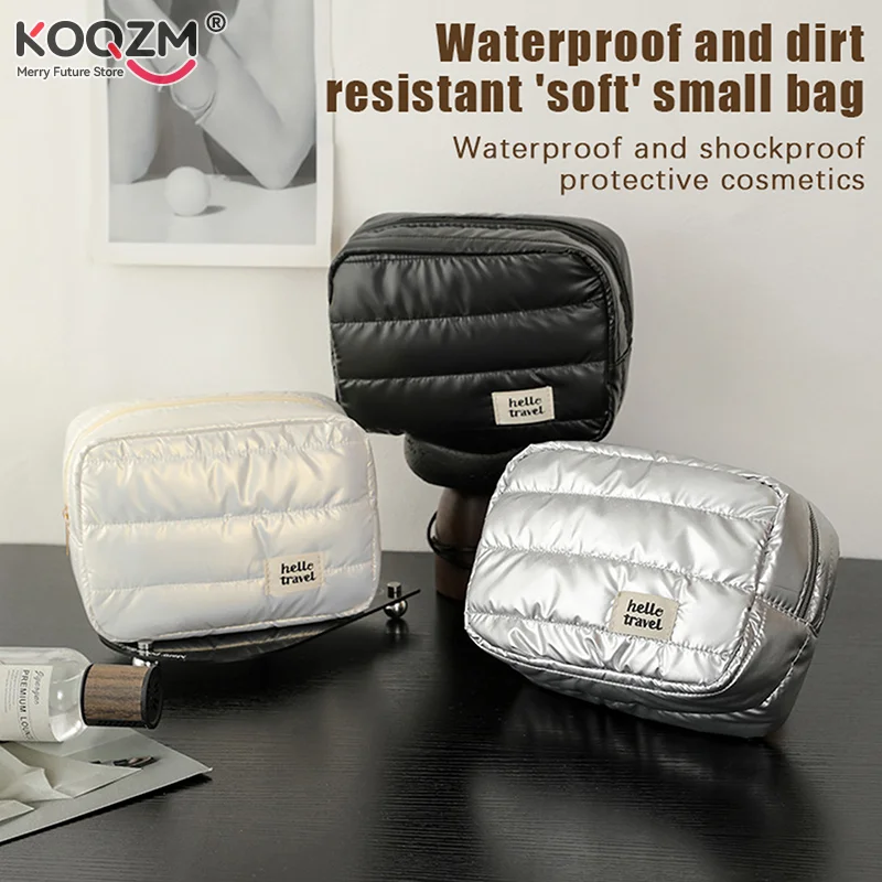 

Large Capacity Makeup Bag Travel Organizer Portable Cosmetic Bag Multifunctional Storage Washbag Toiletry Bag Simple Storage Bag