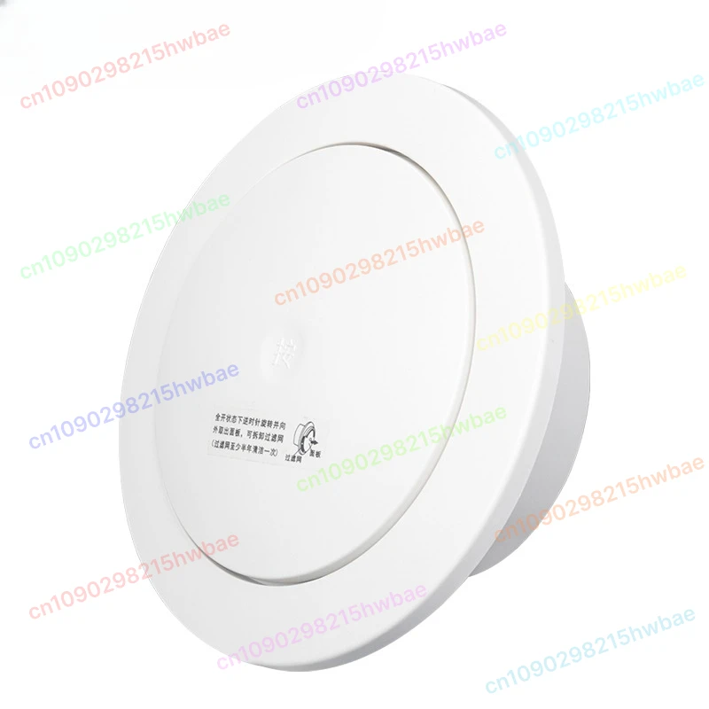 

Round press trend two-speed adjustable filter muffler duct fan fresh air system host accessories