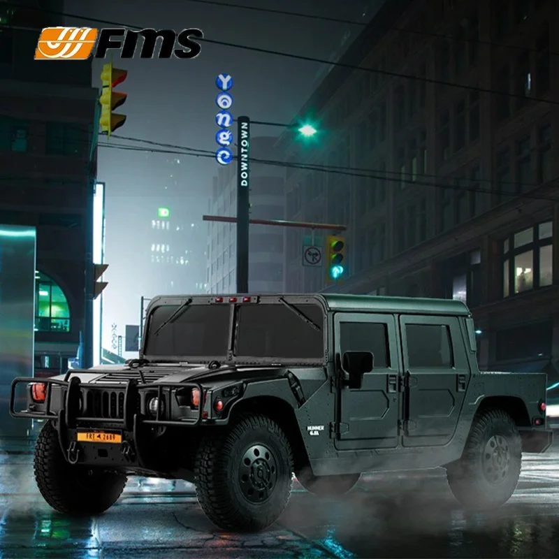 

Fms 1:12 Hummer H1 Rs Off Road Remote Control Vehicle Simulation Car Model Four Wheel Drive Variable Speed Rc Climbing Vehicle