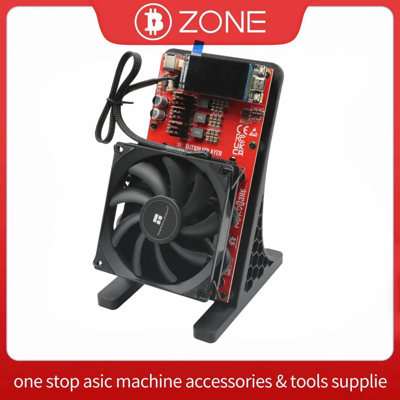 

2025 Latest NerdQaxe++ 4.8TH/s Bitcoins Miner 4PCS BM1370 Asic Chip Solo BTC Miner 2.4G WiFi Open-Source Miner