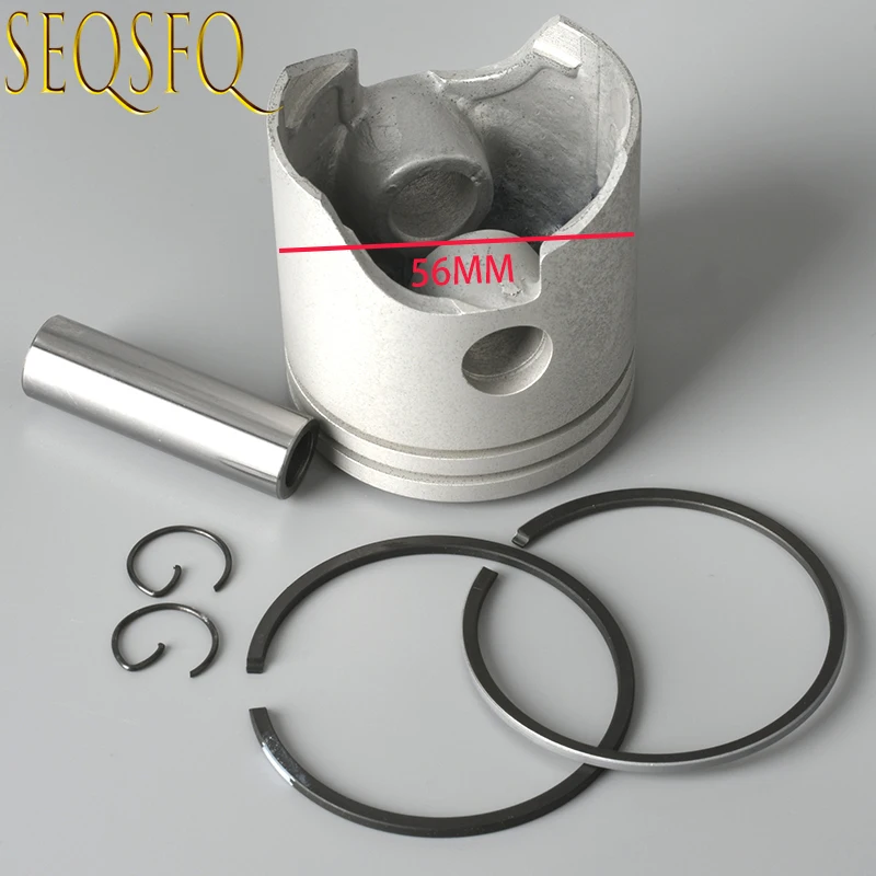 

6E7-11631-00 Комплект поршней Std с кольцом 6E7-11610 для подвесных частей Yamaha 2T 9,9 15HP 682 684 63 В 63 Вт серии D56 мм 6E7-11631