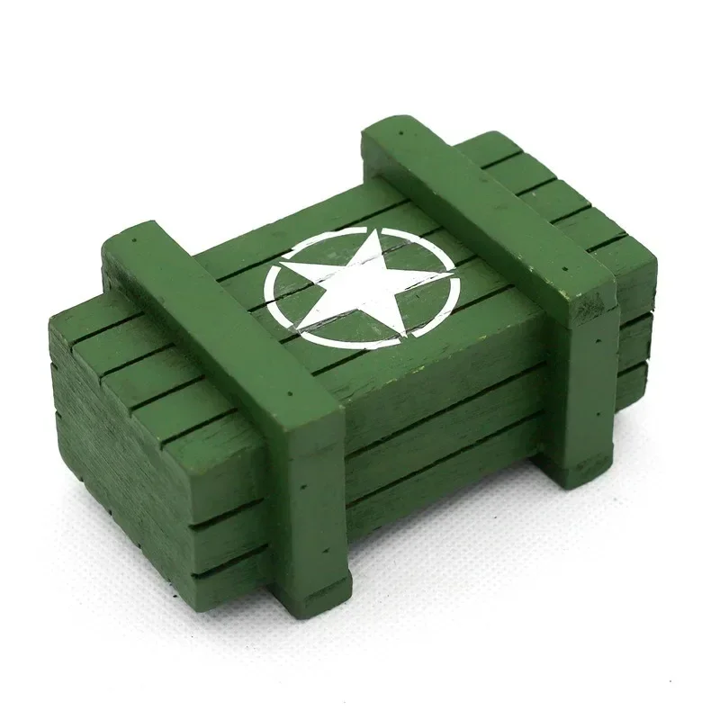 for 1/10 model car decoration simulation weapon box ammunition box soldier doll