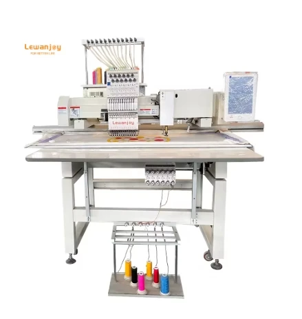 AWLY OPUEH RATE Lewanjoy Single Head Chenille Sequin 12/15 500mm*1200mm Area Cap Clothes Flat Embroidery Machine