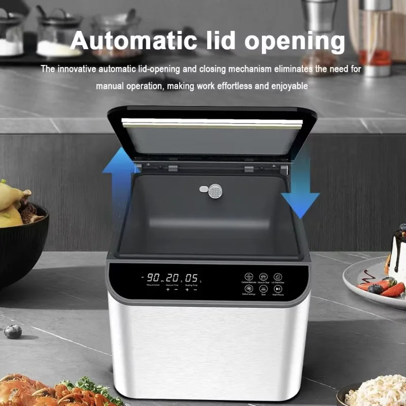 High-End Commercial Small Type Electric Vacuum Sealer Machine for Wet and Dry Food
