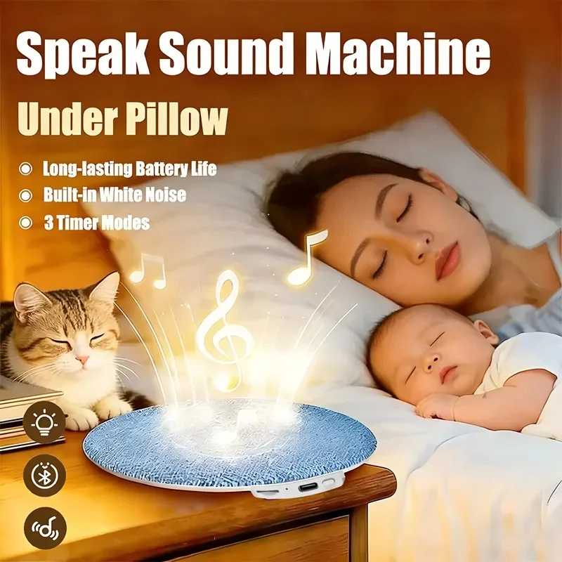 2026 NEW Bedside Sleep-enhancing Audio Ultrasonic Pillow-top Sleep Aid Speaker High Dynamic Sound Quality Bluetooth Speaker view 6