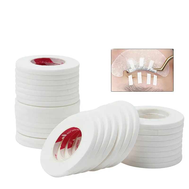 10PCS bag grafting eyelash isolation tape separation upper and lower eyelashes non-woven tape mini tape