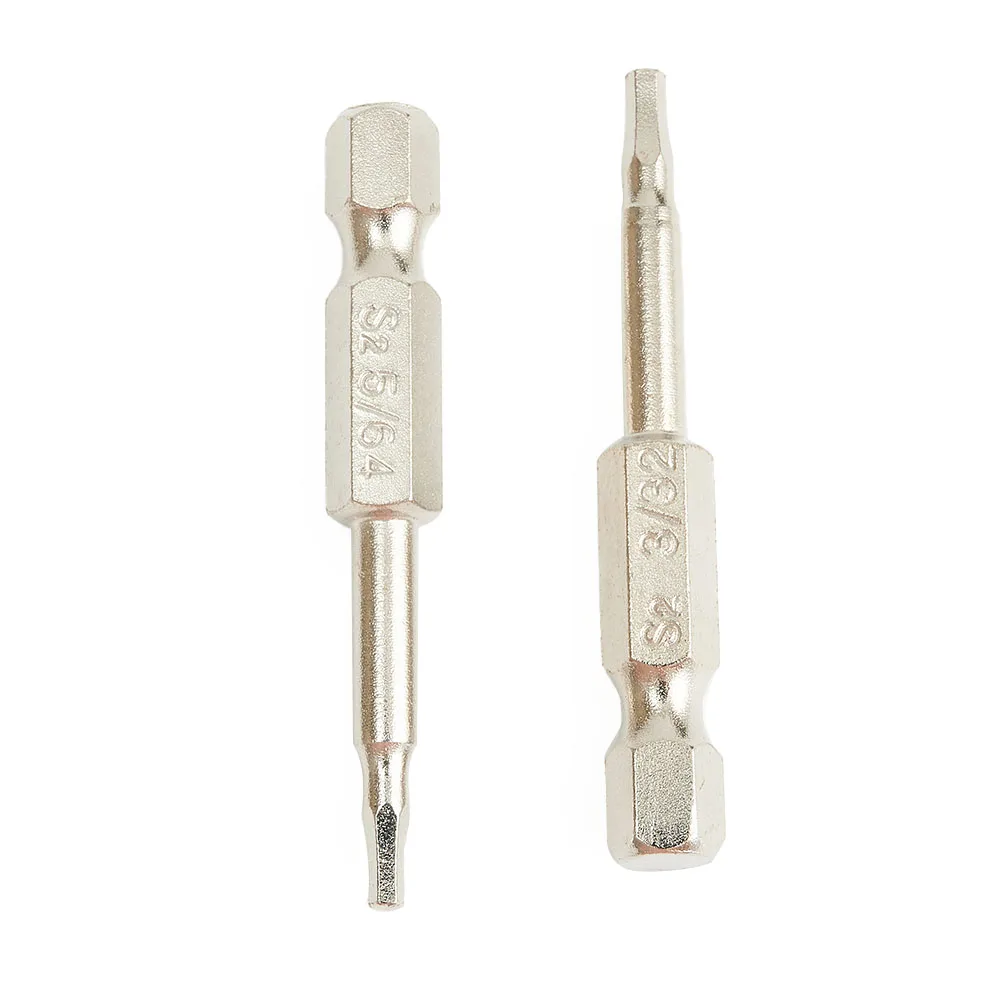 

12 Piece Hex Key Bit Set with Quick Change Connector Electroplated Steel for Manual Screwdrivers and Power Drill Use