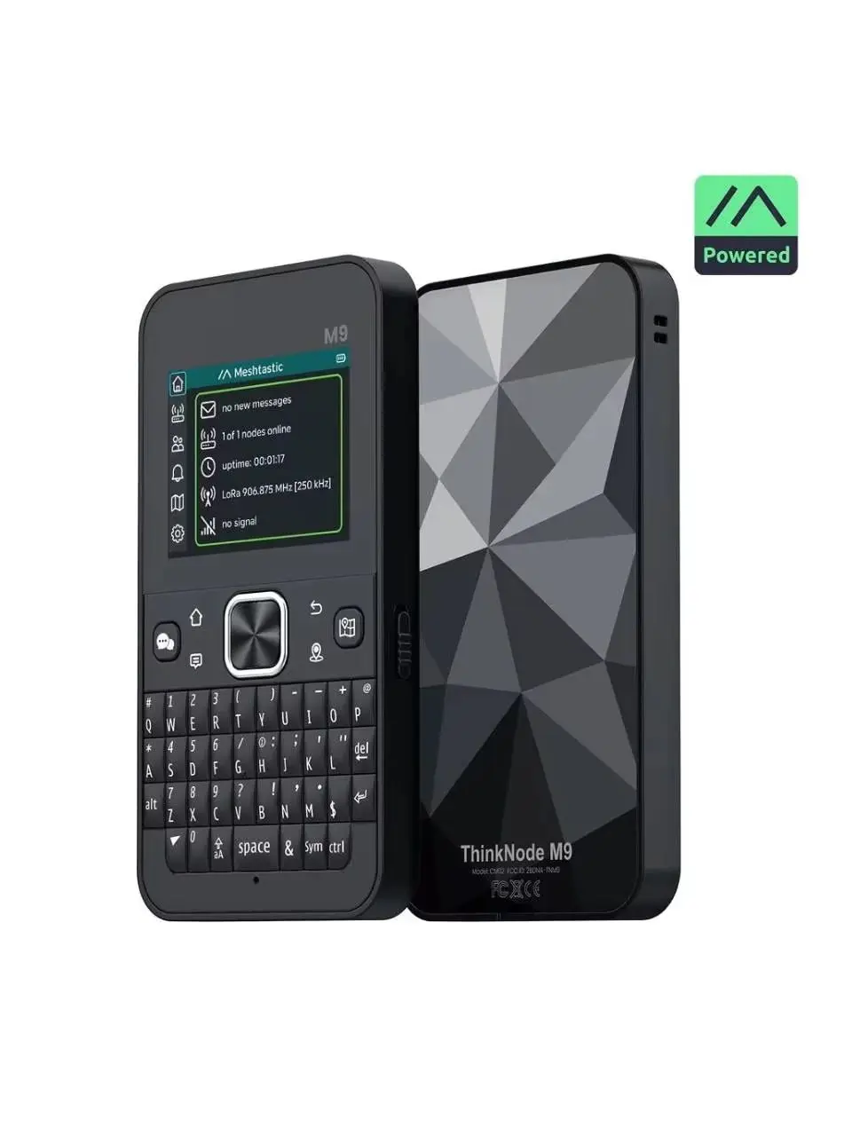 Elecrow ThinkNode M9 – terminal komunikacyjny Meshtastic z modułem ESP32-S3 i GPS, wyposażony w 2,4-calowy wyświetlacz LCD. — 2