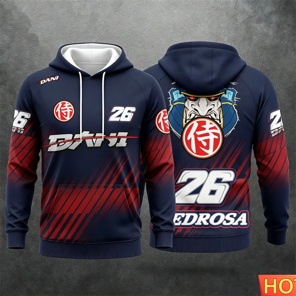 Autumn/Winter Men's Motorcycle Hoodie Sport Cycling Men's Women's Hoodies Outdoor Samurai Cycling Hooded Pullover Tops Outerwear