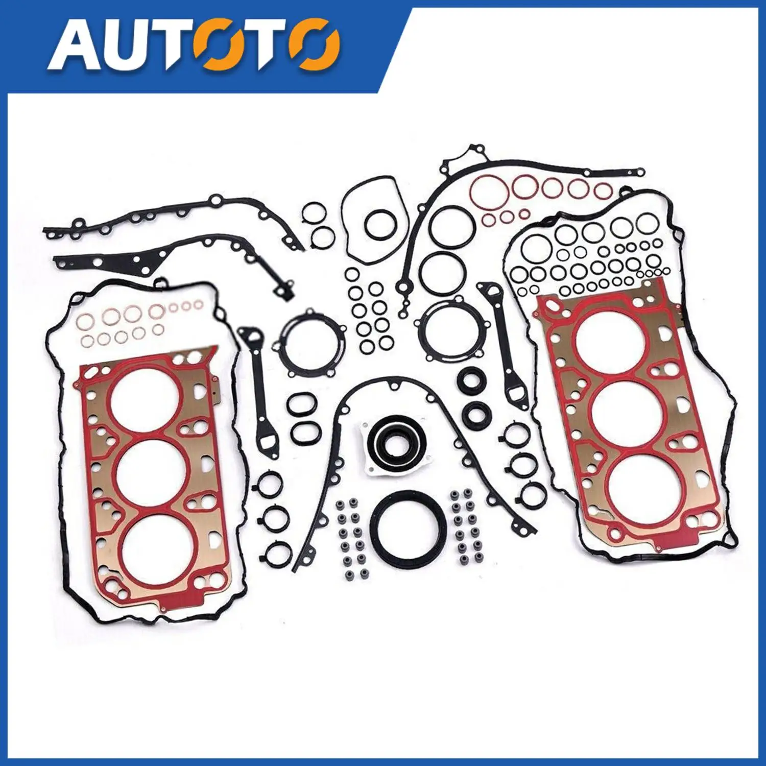 

AUTOTO Car Engine Overhaul Gasket Seals Kit Fit For Porsche Panamera Macan S 3.0T 95B 970 MCW Engine Repair Replace Parts Kit