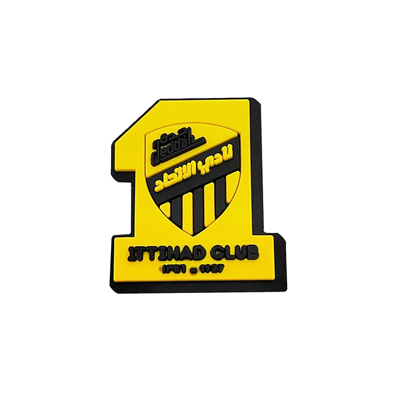 20 stuks Saudi Arabië Club ALpid Team Logo Pins Schoen Charmes Siliconen Telefoon Case Ornament Al aitihad Alnasser Alhilal Dropship